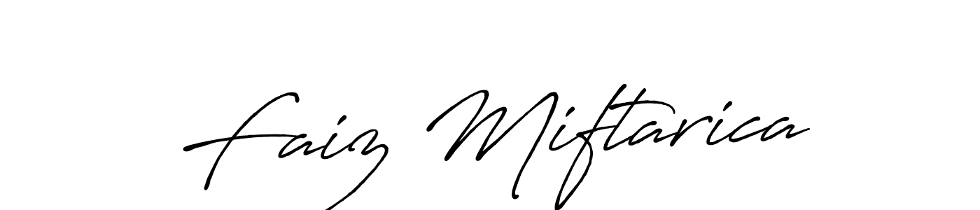 if you are searching for the best signature style for your name Faiz Miftarica. so please give up your signature search. here we have designed multiple signature styles  using Antro_Vectra_Bolder. Faiz Miftarica signature style 7 images and pictures png