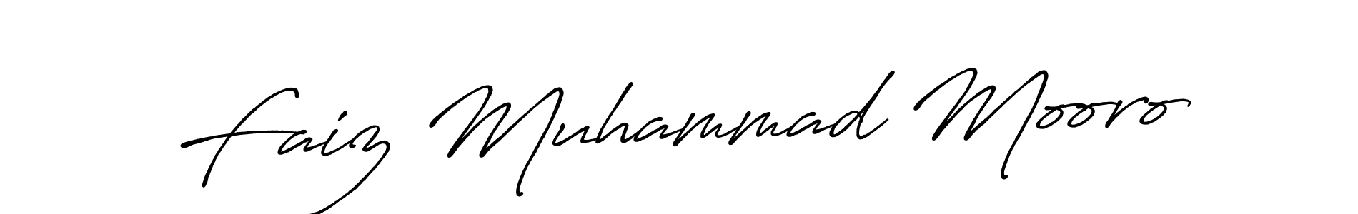 The best way (Antro_Vectra_Bolder) to make a short signature is to pick only two or three words in your name. The name Faiz Muhammad Mooro include a total of six letters. For converting this name. Faiz Muhammad Mooro signature style 7 images and pictures png