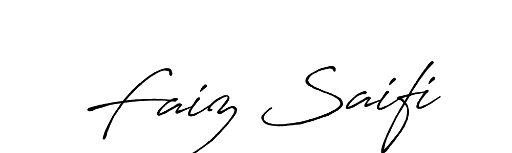 It looks lik you need a new signature style for name Faiz Saifi. Design unique handwritten (Antro_Vectra_Bolder) signature with our free signature maker in just a few clicks. Faiz Saifi signature style 7 images and pictures png