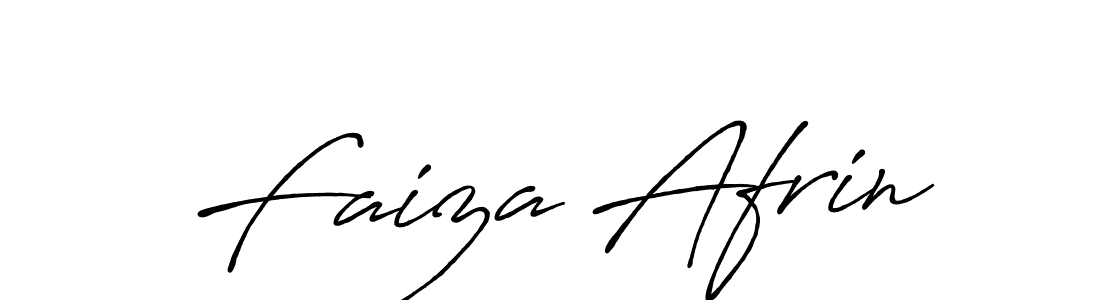 Use a signature maker to create a handwritten signature online. With this signature software, you can design (Antro_Vectra_Bolder) your own signature for name Faiza Afrin. Faiza Afrin signature style 7 images and pictures png