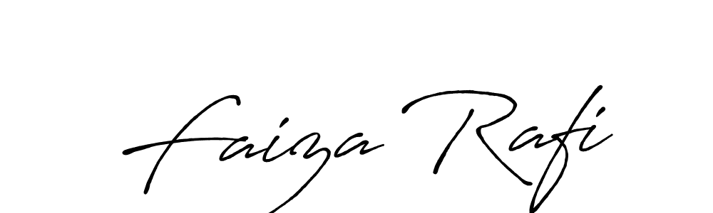 Faiza Rafi stylish signature style. Best Handwritten Sign (Antro_Vectra_Bolder) for my name. Handwritten Signature Collection Ideas for my name Faiza Rafi. Faiza Rafi signature style 7 images and pictures png