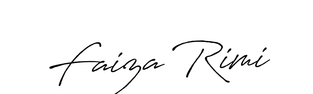 The best way (Antro_Vectra_Bolder) to make a short signature is to pick only two or three words in your name. The name Faiza Rimi include a total of six letters. For converting this name. Faiza Rimi signature style 7 images and pictures png