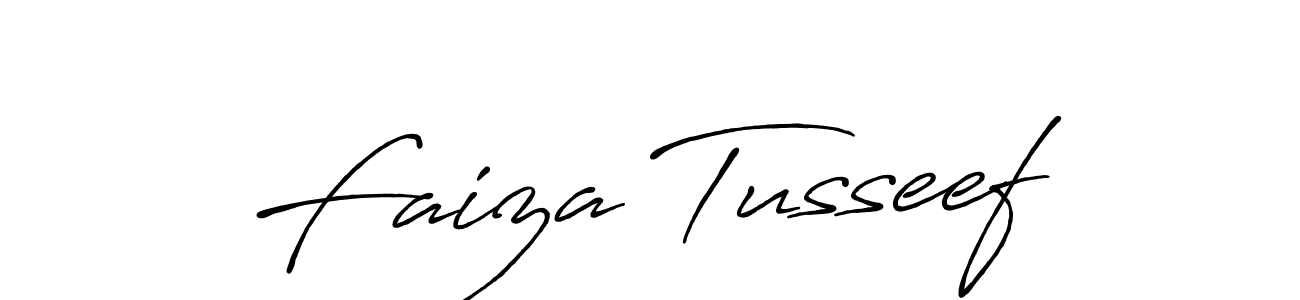 You should practise on your own different ways (Antro_Vectra_Bolder) to write your name (Faiza Tusseef) in signature. don't let someone else do it for you. Faiza Tusseef signature style 7 images and pictures png