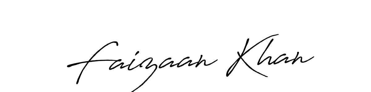 How to make Faizaan Khan signature? Antro_Vectra_Bolder is a professional autograph style. Create handwritten signature for Faizaan Khan name. Faizaan Khan signature style 7 images and pictures png