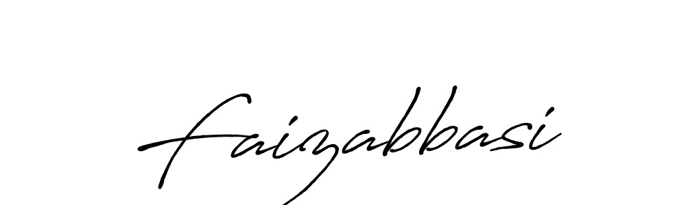 How to make Faizabbasi signature? Antro_Vectra_Bolder is a professional autograph style. Create handwritten signature for Faizabbasi name. Faizabbasi signature style 7 images and pictures png