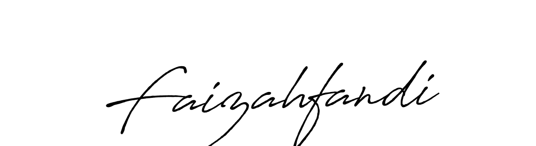 Also we have Faizahfandi name is the best signature style. Create professional handwritten signature collection using Antro_Vectra_Bolder autograph style. Faizahfandi signature style 7 images and pictures png