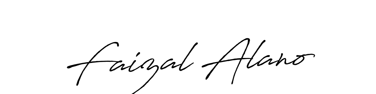 It looks lik you need a new signature style for name Faizal Alano. Design unique handwritten (Antro_Vectra_Bolder) signature with our free signature maker in just a few clicks. Faizal Alano signature style 7 images and pictures png