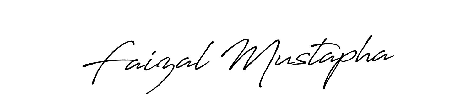 Also we have Faizal Mustapha name is the best signature style. Create professional handwritten signature collection using Antro_Vectra_Bolder autograph style. Faizal Mustapha signature style 7 images and pictures png