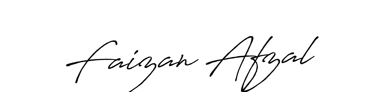 Create a beautiful signature design for name Faizan Afzal. With this signature (Antro_Vectra_Bolder) fonts, you can make a handwritten signature for free. Faizan Afzal signature style 7 images and pictures png