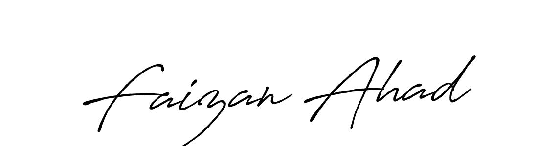 It looks lik you need a new signature style for name Faizan Ahad. Design unique handwritten (Antro_Vectra_Bolder) signature with our free signature maker in just a few clicks. Faizan Ahad signature style 7 images and pictures png