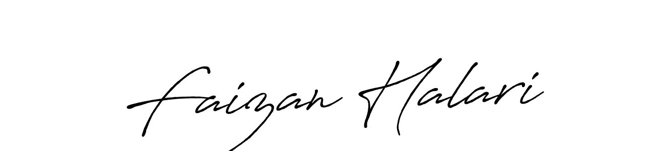 The best way (Antro_Vectra_Bolder) to make a short signature is to pick only two or three words in your name. The name Faizan Halari include a total of six letters. For converting this name. Faizan Halari signature style 7 images and pictures png