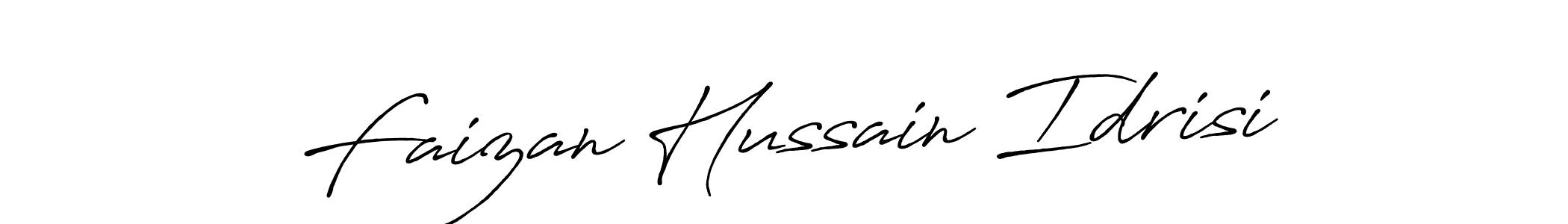 The best way (Antro_Vectra_Bolder) to make a short signature is to pick only two or three words in your name. The name Faizan Hussain Idrisi include a total of six letters. For converting this name. Faizan Hussain Idrisi signature style 7 images and pictures png