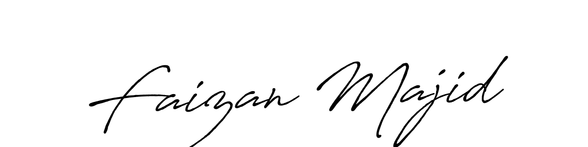 Use a signature maker to create a handwritten signature online. With this signature software, you can design (Antro_Vectra_Bolder) your own signature for name Faizan Majid. Faizan Majid signature style 7 images and pictures png