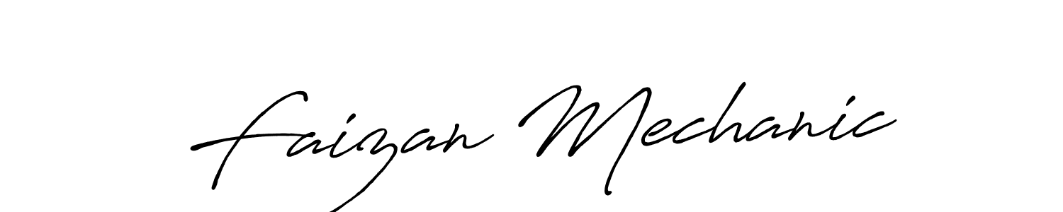 You should practise on your own different ways (Antro_Vectra_Bolder) to write your name (Faizan Mechanic) in signature. don't let someone else do it for you. Faizan Mechanic signature style 7 images and pictures png