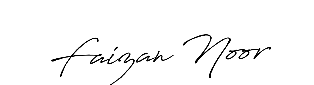 Also You can easily find your signature by using the search form. We will create Faizan Noor name handwritten signature images for you free of cost using Antro_Vectra_Bolder sign style. Faizan Noor signature style 7 images and pictures png