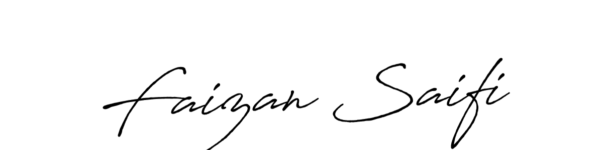 The best way (Antro_Vectra_Bolder) to make a short signature is to pick only two or three words in your name. The name Faizan Saifi include a total of six letters. For converting this name. Faizan Saifi signature style 7 images and pictures png