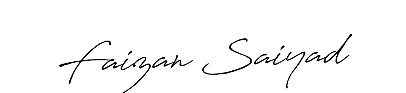 It looks lik you need a new signature style for name Faizan Saiyad. Design unique handwritten (Antro_Vectra_Bolder) signature with our free signature maker in just a few clicks. Faizan Saiyad signature style 7 images and pictures png