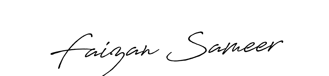 This is the best signature style for the Faizan Sameer name. Also you like these signature font (Antro_Vectra_Bolder). Mix name signature. Faizan Sameer signature style 7 images and pictures png