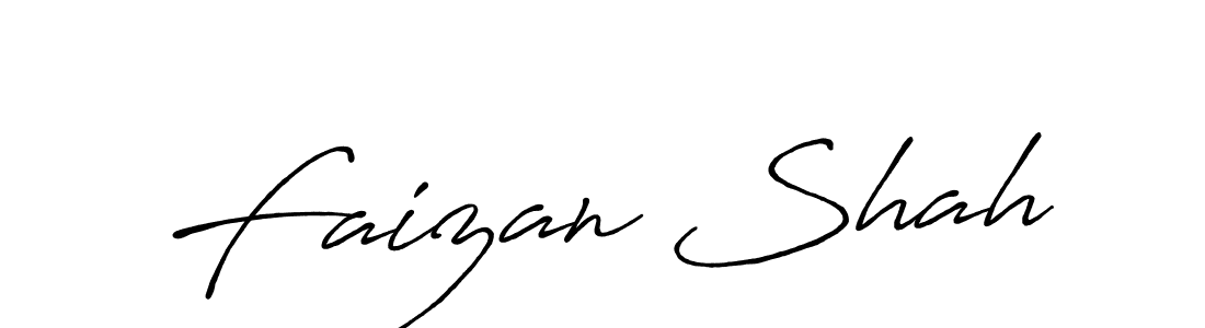 How to make Faizan Shah signature? Antro_Vectra_Bolder is a professional autograph style. Create handwritten signature for Faizan Shah name. Faizan Shah signature style 7 images and pictures png