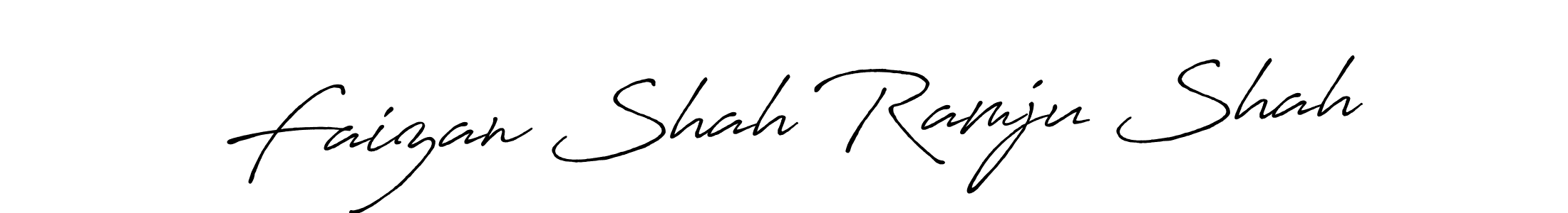 It looks lik you need a new signature style for name Faizan Shah Ramju Shah. Design unique handwritten (Antro_Vectra_Bolder) signature with our free signature maker in just a few clicks. Faizan Shah Ramju Shah signature style 7 images and pictures png