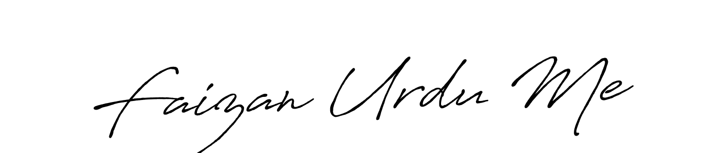 It looks lik you need a new signature style for name Faizan Urdu Me. Design unique handwritten (Antro_Vectra_Bolder) signature with our free signature maker in just a few clicks. Faizan Urdu Me signature style 7 images and pictures png