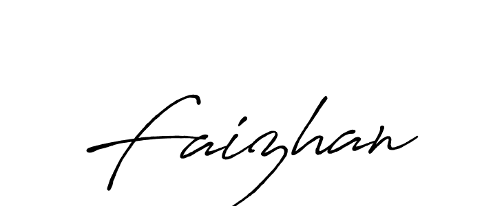 Also You can easily find your signature by using the search form. We will create Faizhan name handwritten signature images for you free of cost using Antro_Vectra_Bolder sign style. Faizhan signature style 7 images and pictures png