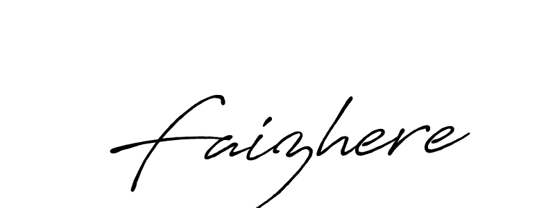 It looks lik you need a new signature style for name Faizhere. Design unique handwritten (Antro_Vectra_Bolder) signature with our free signature maker in just a few clicks. Faizhere signature style 7 images and pictures png