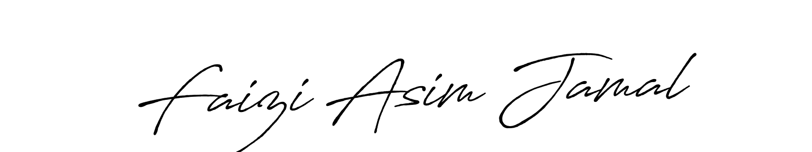 Antro_Vectra_Bolder is a professional signature style that is perfect for those who want to add a touch of class to their signature. It is also a great choice for those who want to make their signature more unique. Get Faizi Asim Jamal name to fancy signature for free. Faizi Asim Jamal signature style 7 images and pictures png