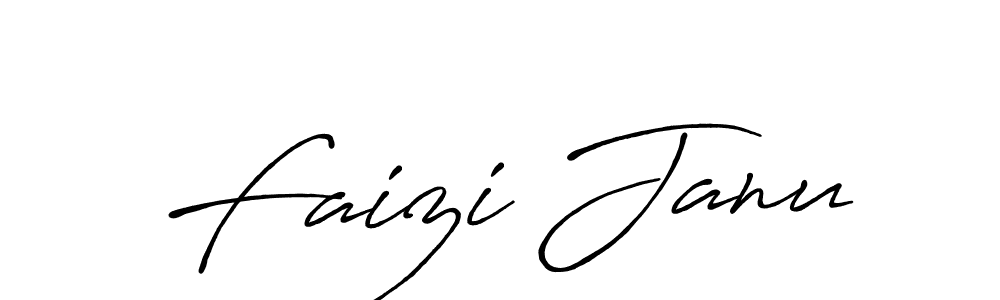 The best way (Antro_Vectra_Bolder) to make a short signature is to pick only two or three words in your name. The name Faizi Janu include a total of six letters. For converting this name. Faizi Janu signature style 7 images and pictures png