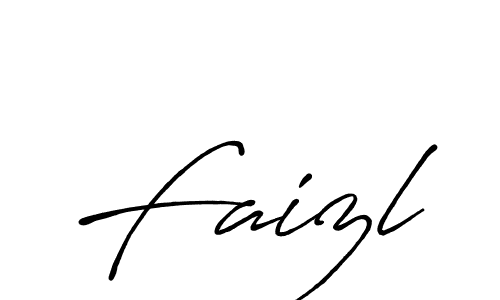 Faizl stylish signature style. Best Handwritten Sign (Antro_Vectra_Bolder) for my name. Handwritten Signature Collection Ideas for my name Faizl. Faizl signature style 7 images and pictures png