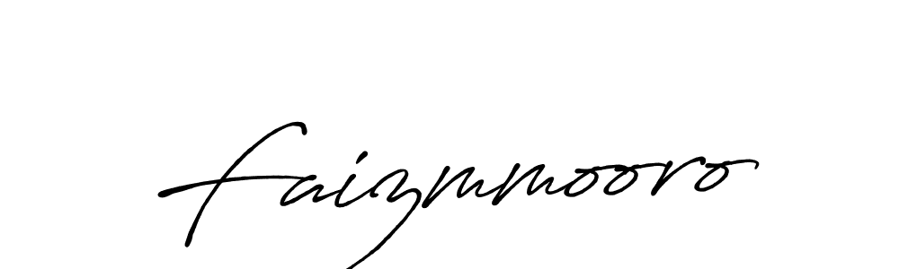 Also we have Faizmmooro name is the best signature style. Create professional handwritten signature collection using Antro_Vectra_Bolder autograph style. Faizmmooro signature style 7 images and pictures png