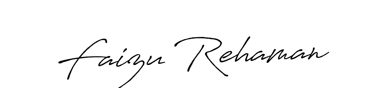 How to make Faizu Rehaman signature? Antro_Vectra_Bolder is a professional autograph style. Create handwritten signature for Faizu Rehaman name. Faizu Rehaman signature style 7 images and pictures png