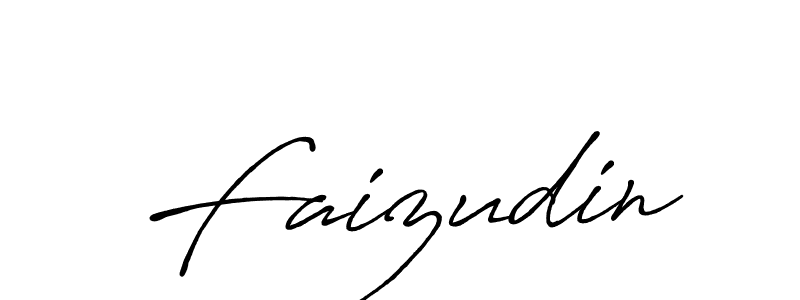 How to make Faizudin signature? Antro_Vectra_Bolder is a professional autograph style. Create handwritten signature for Faizudin name. Faizudin signature style 7 images and pictures png