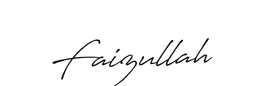 Also we have Faizullah name is the best signature style. Create professional handwritten signature collection using Antro_Vectra_Bolder autograph style. Faizullah signature style 7 images and pictures png