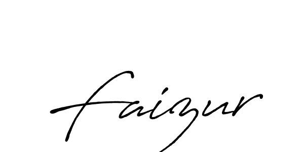 It looks lik you need a new signature style for name Faizur. Design unique handwritten (Antro_Vectra_Bolder) signature with our free signature maker in just a few clicks. Faizur signature style 7 images and pictures png