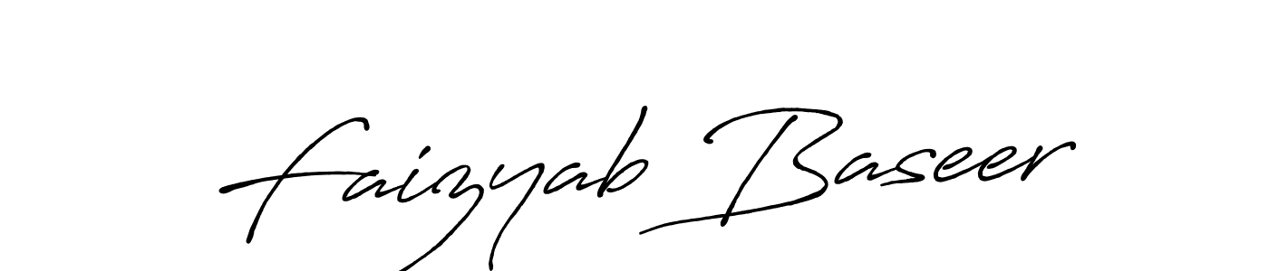 Similarly Antro_Vectra_Bolder is the best handwritten signature design. Signature creator online .You can use it as an online autograph creator for name Faizyab Baseer. Faizyab Baseer signature style 7 images and pictures png