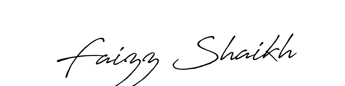 It looks lik you need a new signature style for name Faizz Shaikh. Design unique handwritten (Antro_Vectra_Bolder) signature with our free signature maker in just a few clicks. Faizz Shaikh signature style 7 images and pictures png