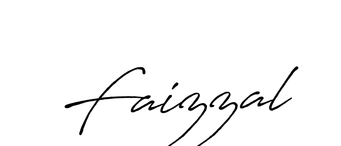 How to make Faizzal name signature. Use Antro_Vectra_Bolder style for creating short signs online. This is the latest handwritten sign. Faizzal signature style 7 images and pictures png