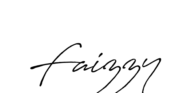 How to make Faizzy signature? Antro_Vectra_Bolder is a professional autograph style. Create handwritten signature for Faizzy name. Faizzy signature style 7 images and pictures png