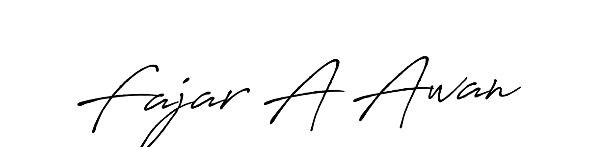 This is the best signature style for the Fajar A Awan name. Also you like these signature font (Antro_Vectra_Bolder). Mix name signature. Fajar A Awan signature style 7 images and pictures png