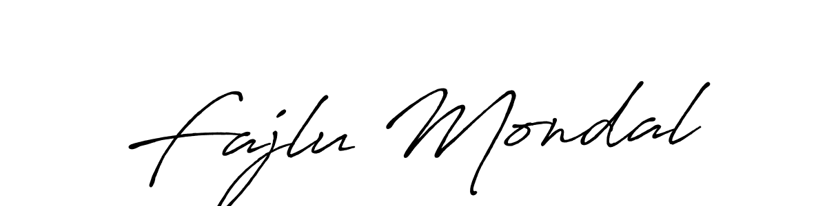 Fajlu Mondal stylish signature style. Best Handwritten Sign (Antro_Vectra_Bolder) for my name. Handwritten Signature Collection Ideas for my name Fajlu Mondal. Fajlu Mondal signature style 7 images and pictures png