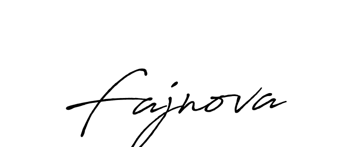 Create a beautiful signature design for name Fajnova. With this signature (Antro_Vectra_Bolder) fonts, you can make a handwritten signature for free. Fajnova signature style 7 images and pictures png