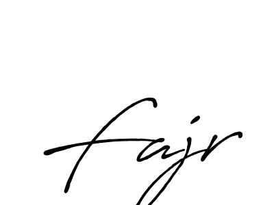 Also we have Fajr name is the best signature style. Create professional handwritten signature collection using Antro_Vectra_Bolder autograph style. Fajr signature style 7 images and pictures png