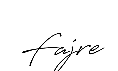How to make Fajre signature? Antro_Vectra_Bolder is a professional autograph style. Create handwritten signature for Fajre name. Fajre signature style 7 images and pictures png