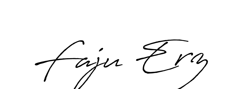 Similarly Antro_Vectra_Bolder is the best handwritten signature design. Signature creator online .You can use it as an online autograph creator for name Faju Erz. Faju Erz signature style 7 images and pictures png
