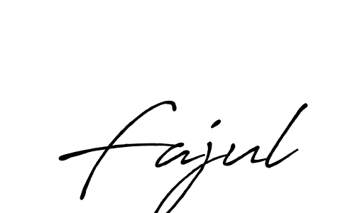 Design your own signature with our free online signature maker. With this signature software, you can create a handwritten (Antro_Vectra_Bolder) signature for name Fajul. Fajul signature style 7 images and pictures png