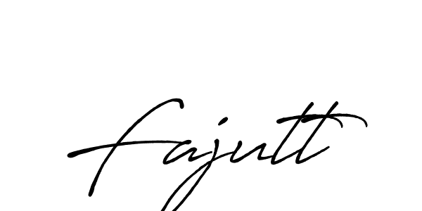 The best way (Antro_Vectra_Bolder) to make a short signature is to pick only two or three words in your name. The name Fajutt include a total of six letters. For converting this name. Fajutt signature style 7 images and pictures png