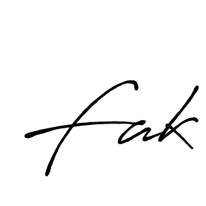 if you are searching for the best signature style for your name Fak. so please give up your signature search. here we have designed multiple signature styles  using Antro_Vectra_Bolder. Fak signature style 7 images and pictures png