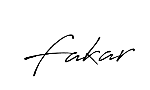 Design your own signature with our free online signature maker. With this signature software, you can create a handwritten (Antro_Vectra_Bolder) signature for name Fakar. Fakar signature style 7 images and pictures png