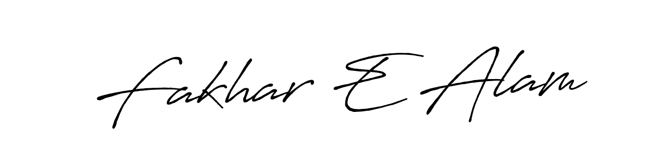 Use a signature maker to create a handwritten signature online. With this signature software, you can design (Antro_Vectra_Bolder) your own signature for name Fakhar E Alam. Fakhar E Alam signature style 7 images and pictures png